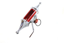 Load image into Gallery viewer, Finch Pawn Lamp Chrome Red Lens