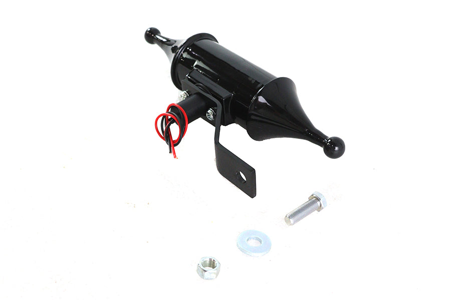 Finch Pawn Lamp Black Red Lens