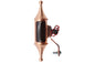 Finch Pawn Lamp Copper Red Lens
