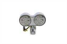 Load image into Gallery viewer, Chrome Oval Tail Lamp Assembly Red LED