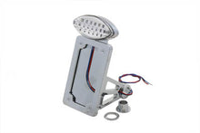 Load image into Gallery viewer, Chrome LED Vertical Tail Lamp Assembly Flat Mounting Type