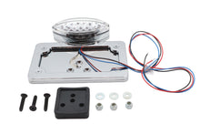Load image into Gallery viewer, Chrome Billet Fender Mount LED Tail Lamp with Clear Lens