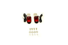 Load image into Gallery viewer, Flush Deco Marker Lamp Set with Red Lens