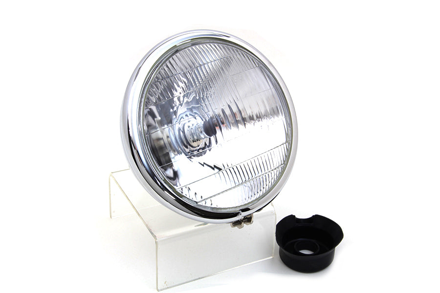 6-1/2 inch Spring Fork Headlamp Chrome