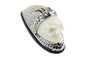 Skull Head Front Fender Lamp Gold and Chrome