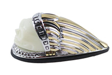 Load image into Gallery viewer, Skull Head Front Fender Lamp Gold and Chrome