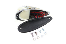 Load image into Gallery viewer, Skull Head Front Fender Lamp Gold and Chrome