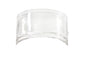 Tail Lamp Lens Top Beehive Style Plastic Clear
