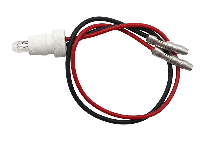 Indicator Lamp Socket for Speedometer and Tachometer White