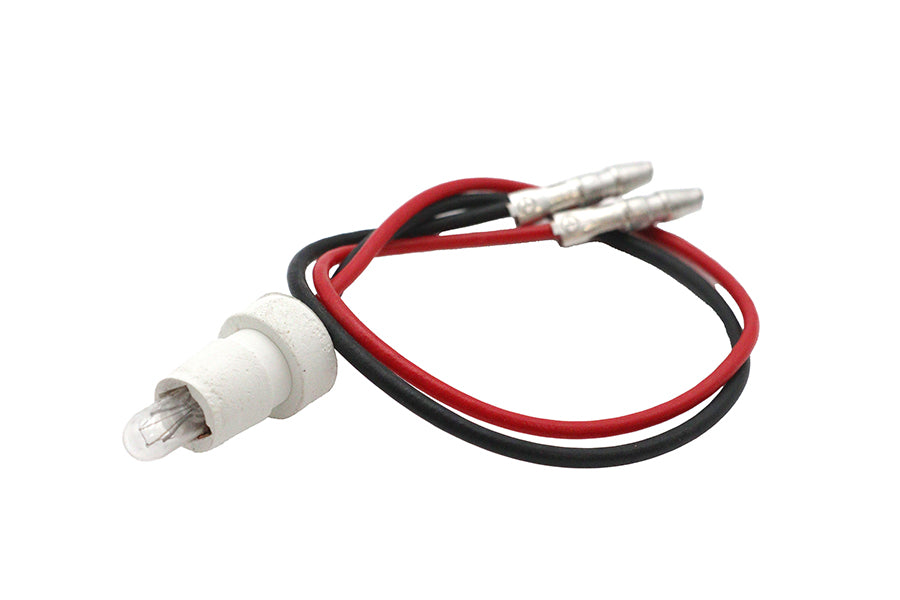 Indicator Lamp Socket for Speedometer and Tachometer White