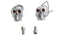 2 inch Chrome Skull Marker Lamp
