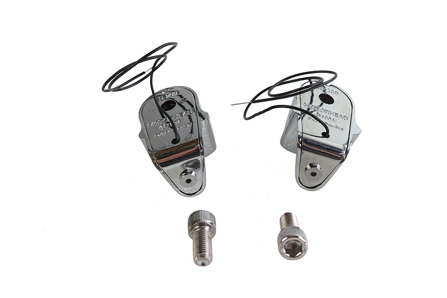 2 inch Chrome Skull Marker Lamp