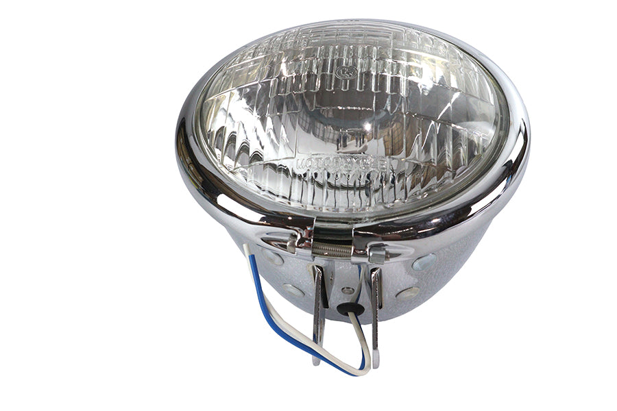 5-3/4 inch Round Headlamp Teardrop Style