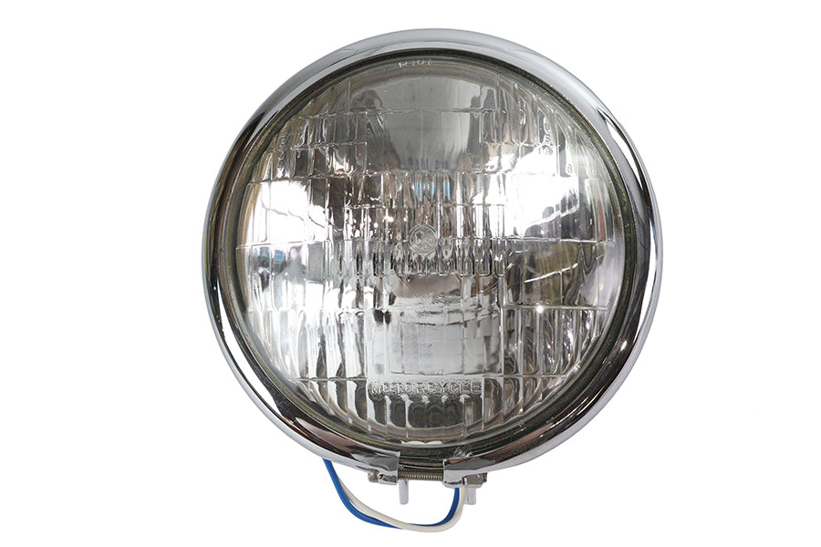 5-3/4 inch Round Headlamp Teardrop Style