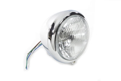 5-3/4 inch Round Headlamp Assembly Teardrop Style