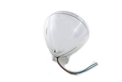 5-3/4 inch Round Headlamp Assembly Teardrop Style