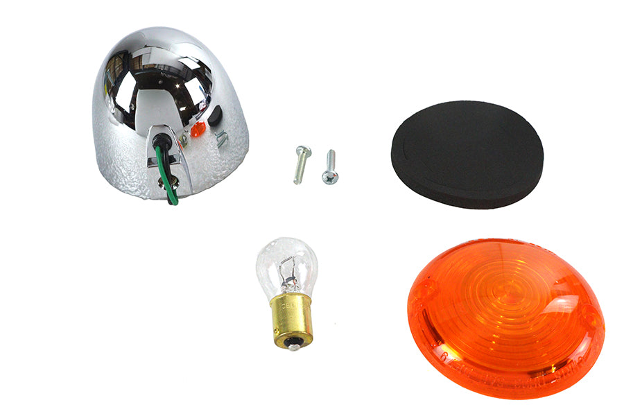 Turn Signal Flat Lens Kit Amber