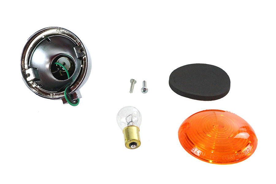Turn Signal Flat Lens Kit Amber