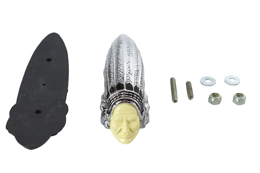 Indian Face Front Fender Lamp