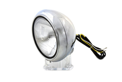 7 inch Headlamp Assembly H-4 Type Chrome