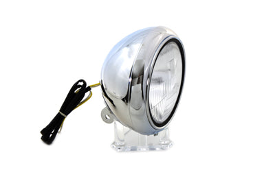 7 inch Headlamp Assembly H-4 Type Chrome