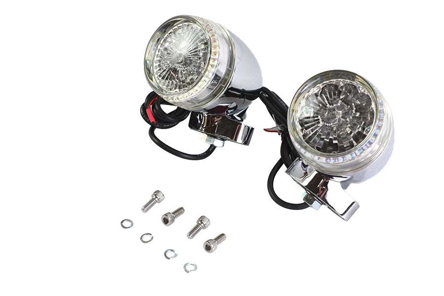 Bullet Turn Signal Set with FL Mount