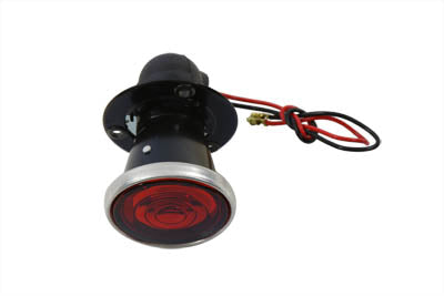 Replica P&H 2 inch Round Tail Lamp with Bulb Black