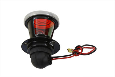 Replica P&H 2 inch Round Tail Lamp with Bulb Black