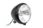 Black 5-3/4 inch Round Headlamp Assembly Teardrop Style