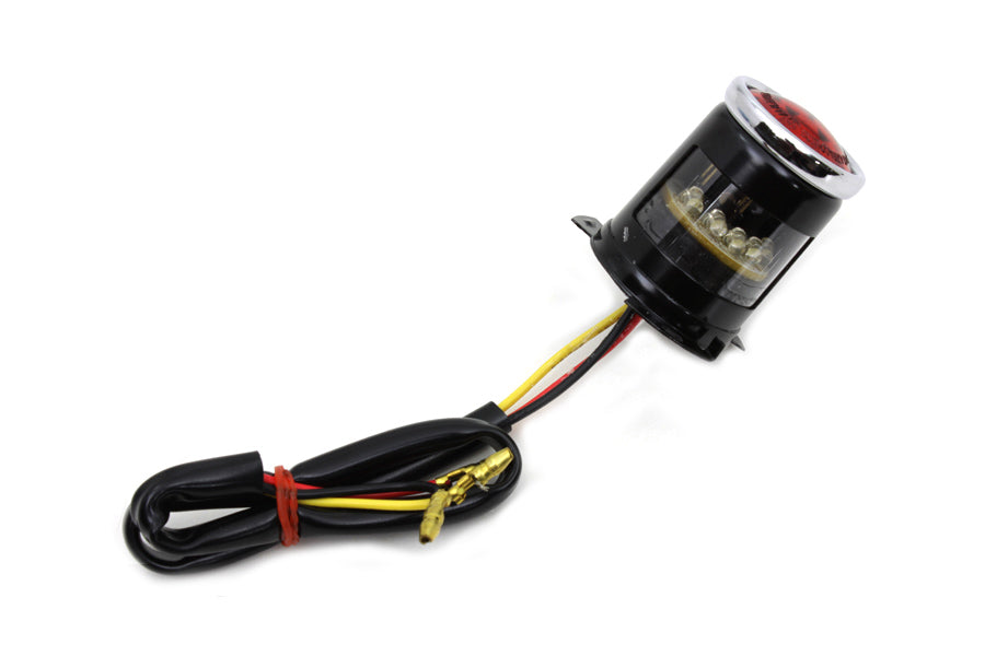 Black 1 inch Round Tail Lamp