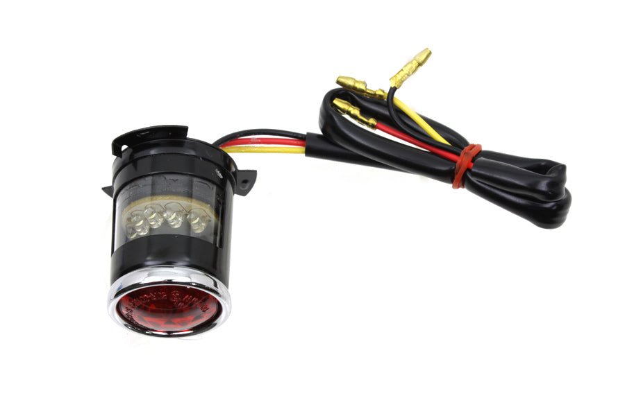 Black 1 inch Round Tail Lamp