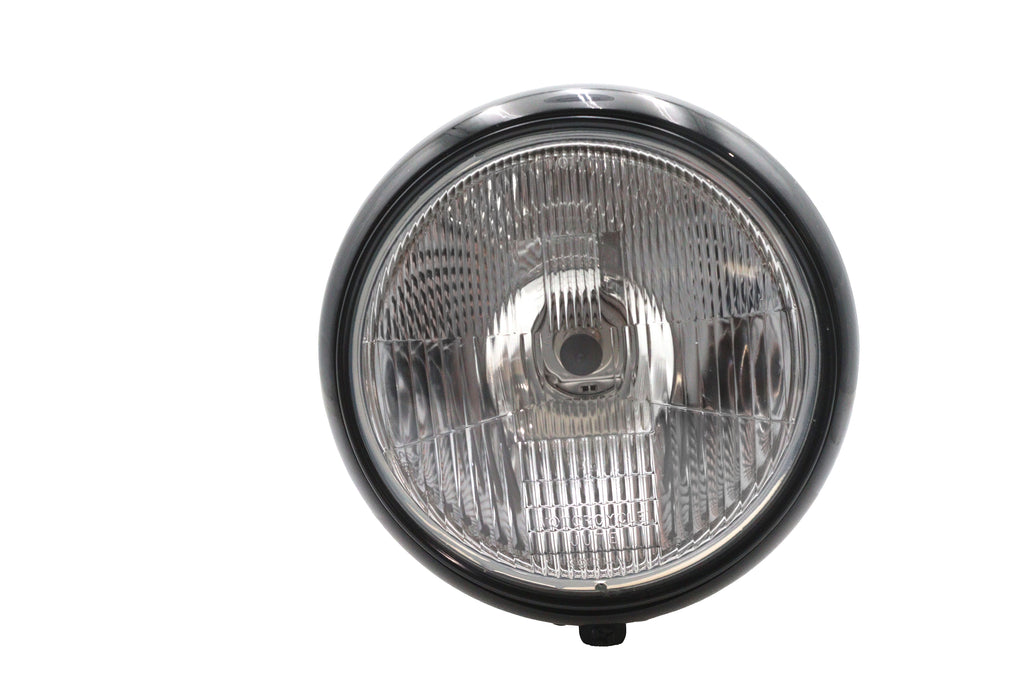 7 inch Headlamp Assembly H-4 Type Black
