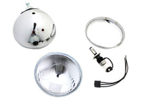 Load image into Gallery viewer, 7 inch 12 Volt LED Glide Headlamp Chrome