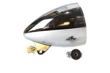 Load image into Gallery viewer, Factory Sample 5-3/4 inch Chrome Rocket Style Headlamp