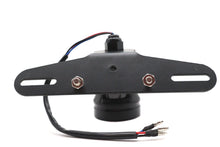 Load image into Gallery viewer, Round LED Fender Mount Tail Lamp Black with Blue Dot