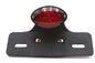 Oval LED Fender Mount Tail Lamp Black