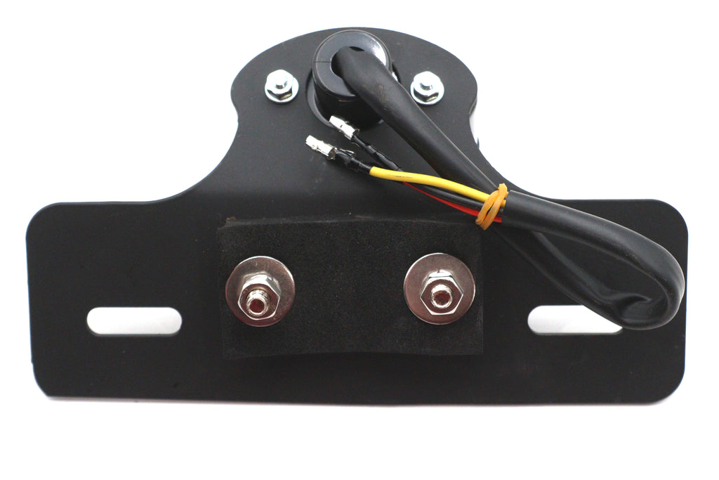 Oval LED Fender Mount Tail Lamp Black