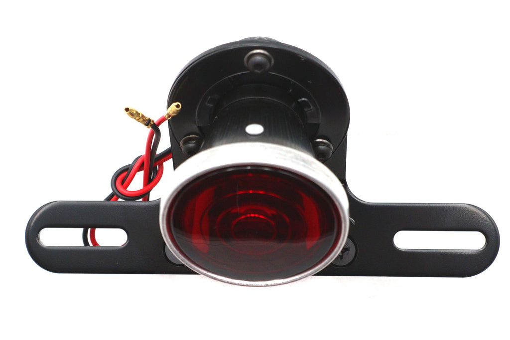 2 inch Round Vintage Tail Lamp Black
