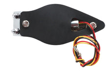 Load image into Gallery viewer, Chrome Teardrop Bulb Tail Lamp Assembly with Red Lens