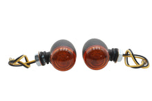 Load image into Gallery viewer, Mini LED Bullet Amber Lens Marker Lamp Set