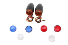 Load image into Gallery viewer, Mini LED Bullet Amber Lens Marker Lamp Set