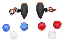 Load image into Gallery viewer, Mini LED Bullet Amber Lens Marker Lamp Set