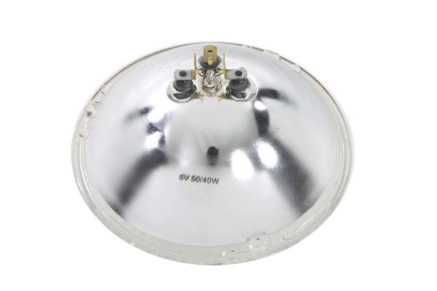 7 inch Round 6 Volt Headlamp Sealed Beam Bulb