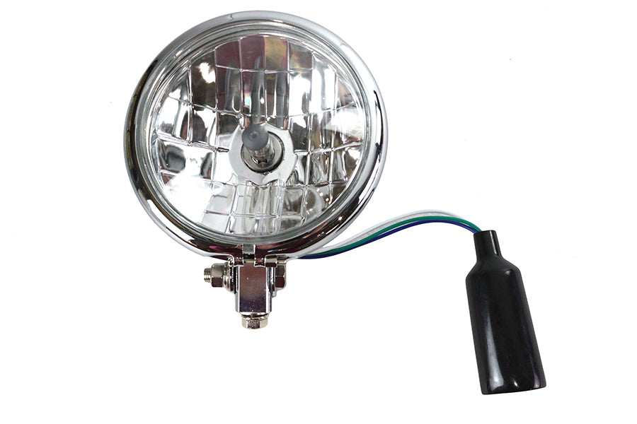 5-3/4 inch Round Headlamp Chrome
