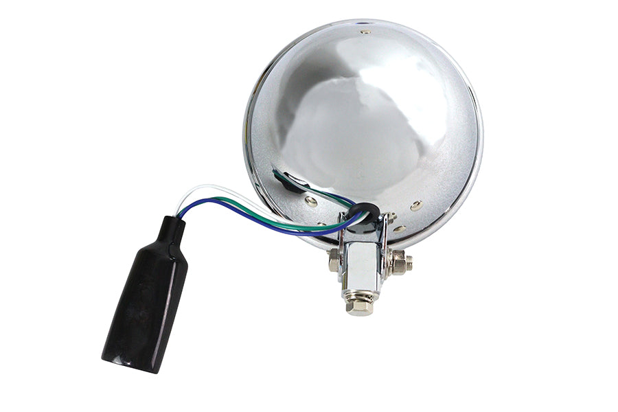 5-3/4 inch Round Headlamp Chrome