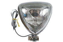 Load image into Gallery viewer, 5 inch Triangle Headlamp Chrome