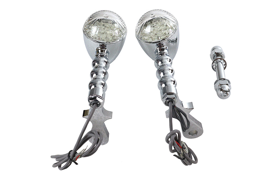 LED Bullet Turn Signal Set with Headlamp Mount