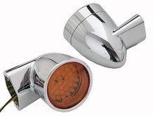 Load image into Gallery viewer, Chrome Revox Bullet LED Rear Turn Signal Set