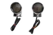 Load image into Gallery viewer, Chrome Revox Bullet LED Front Turn Signal Set