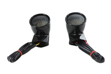 Load image into Gallery viewer, Black Revox Bullet LED Front Turn Signal Set